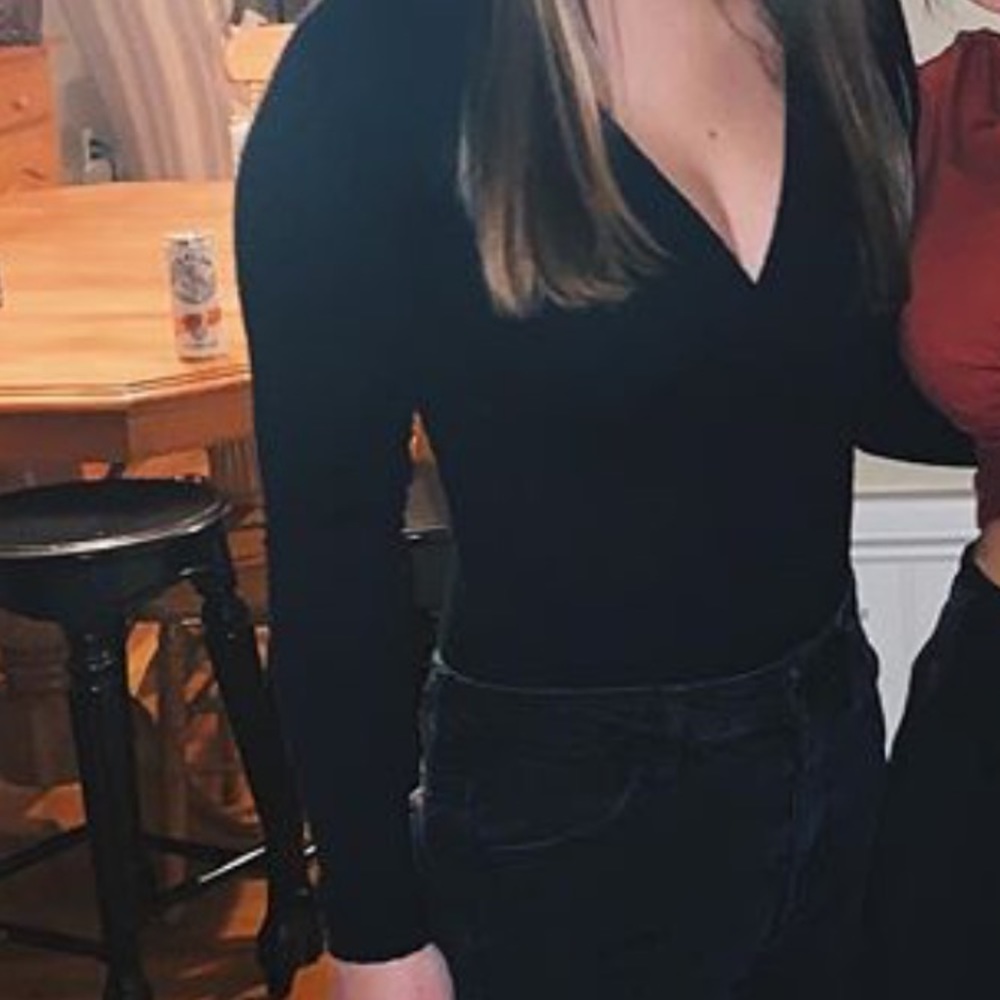 Hollister black bodysuit